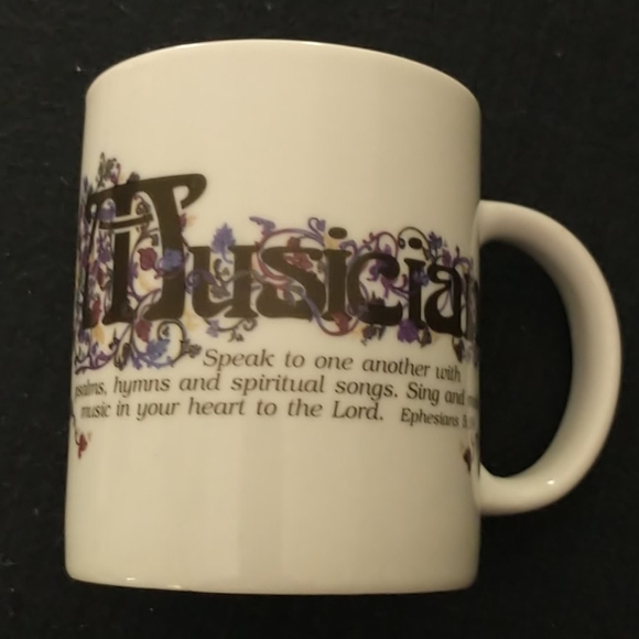 Vintage Musician Scripture Mug - Picture 1 of 5